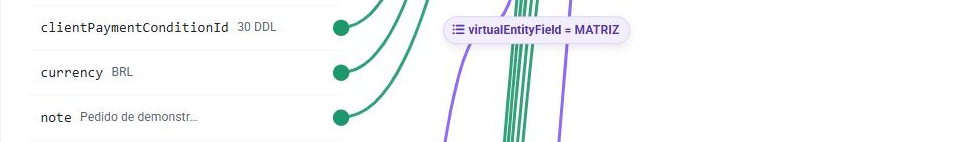 Figure 2. List-to-single-field link with the item already chosen by the virtualEntityField field